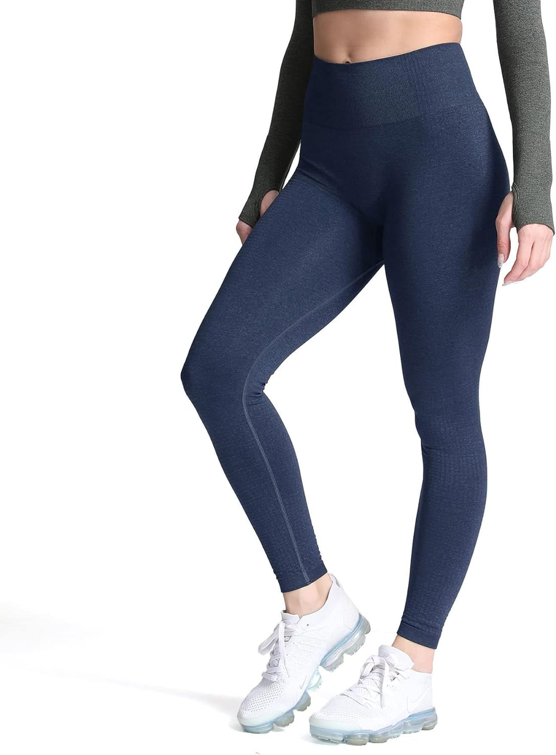 Women'S High Waist Workout Gym Vital Seamless Leggings Yoga Pants 24''